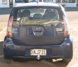 Towbar for Daihatsu Sirion 2004-2011 Hatchback